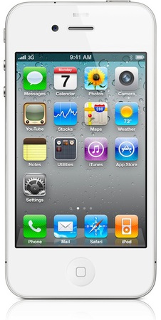 Смартфон APPLE iPhone 4 8GB White - Новосибирск